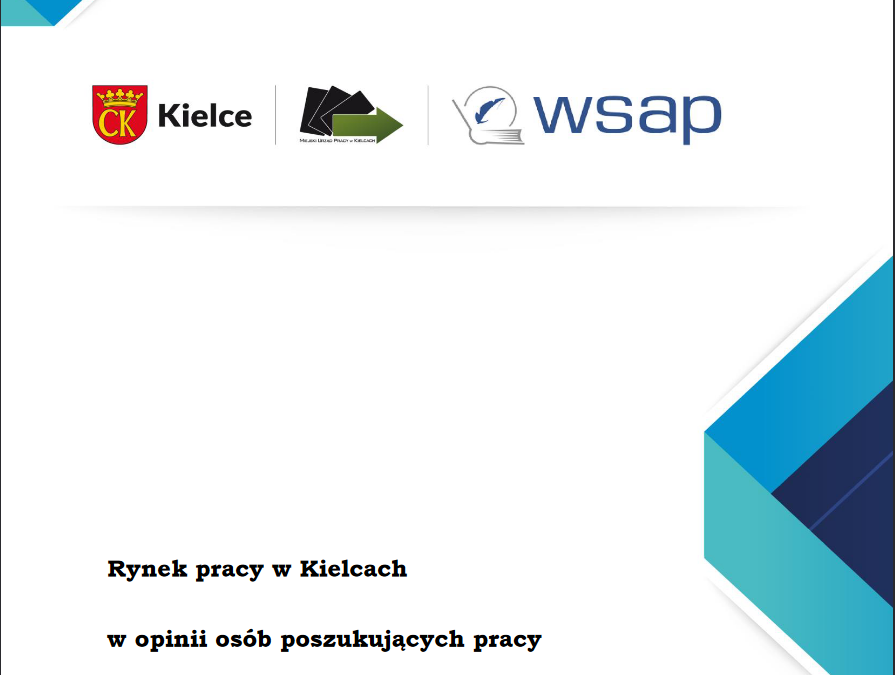 Raport "Rynek pracy w Kielcach w opinii osób poszukujących pracy 2023 - 2024"